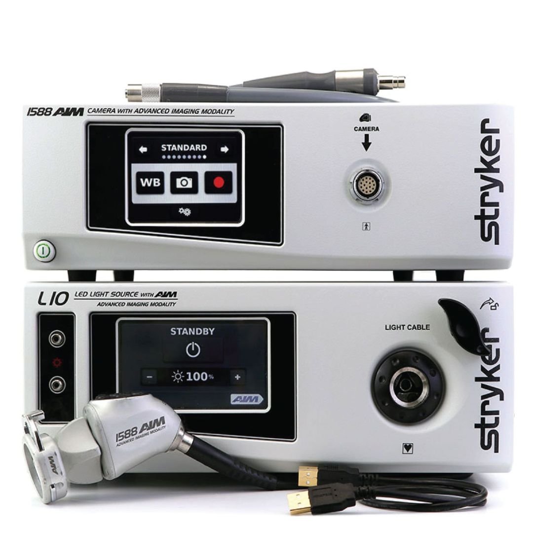 Stryker 1588 AIM Camera System with L10 Led Light Source