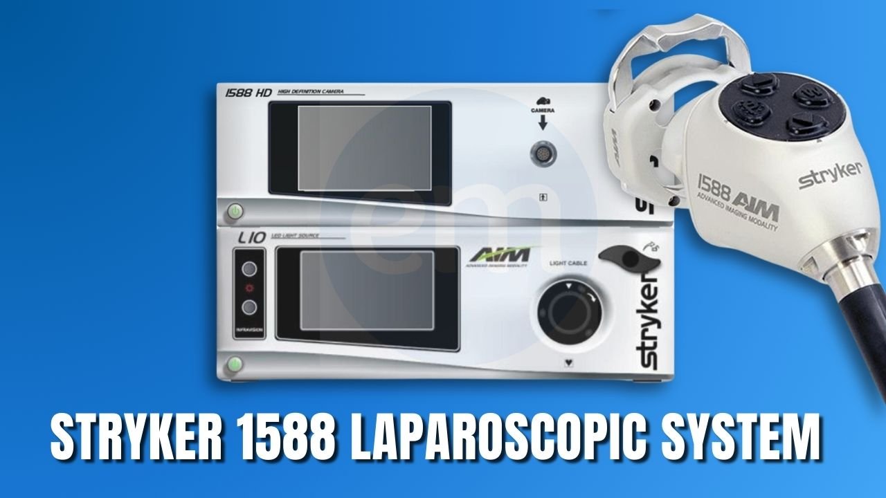 Stryker 1588 Laparoscopic System with L10 Light Source & 1588 Aim Camera head
