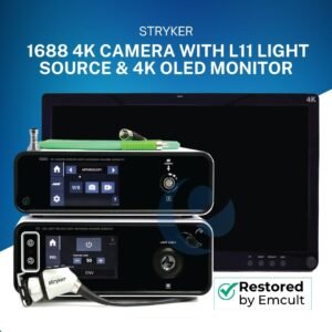 Stryker 1688 4K Camera System with L11 LED light source and 32 inch OLED monitor