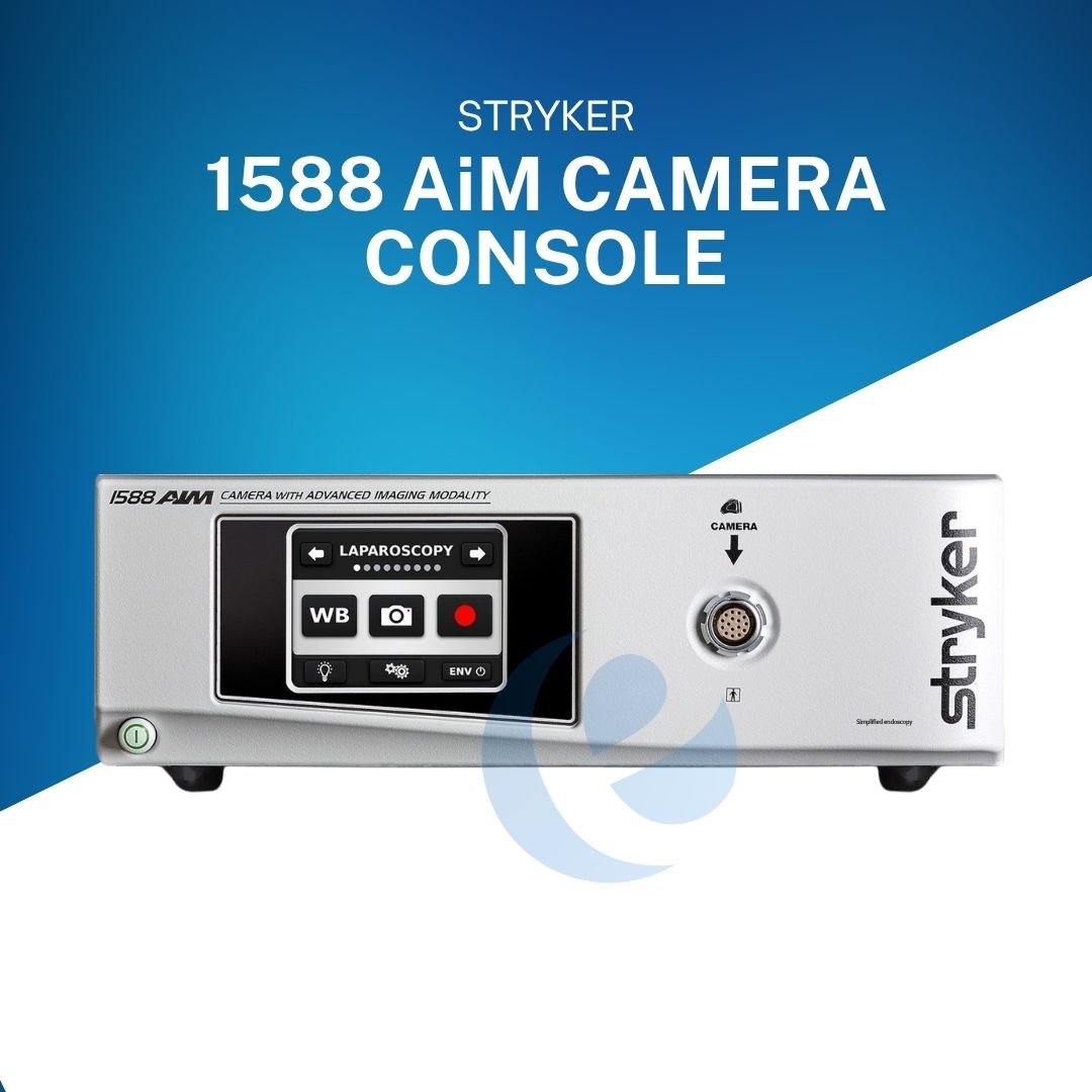 Pre-owned Stryker 1588 Camera System, L10 LED Light Source With VisionPro LED Monitor India - Image 2